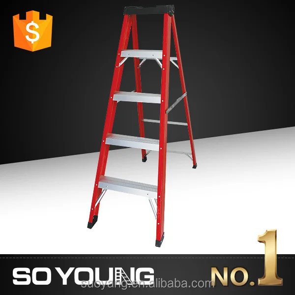 2017 new design Werner Fiberglass Step ladders and Fibreglass Extension Ladders