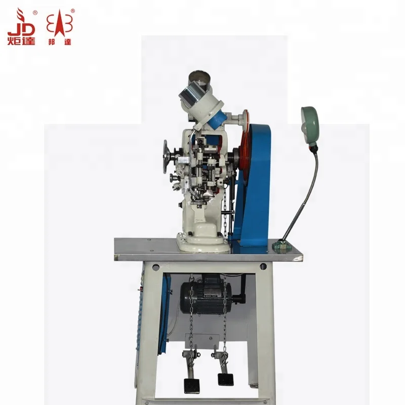 Automatic Double-side Leather Canvas Rubber Shoes Paper Bag Clothing Eyeletting Machine