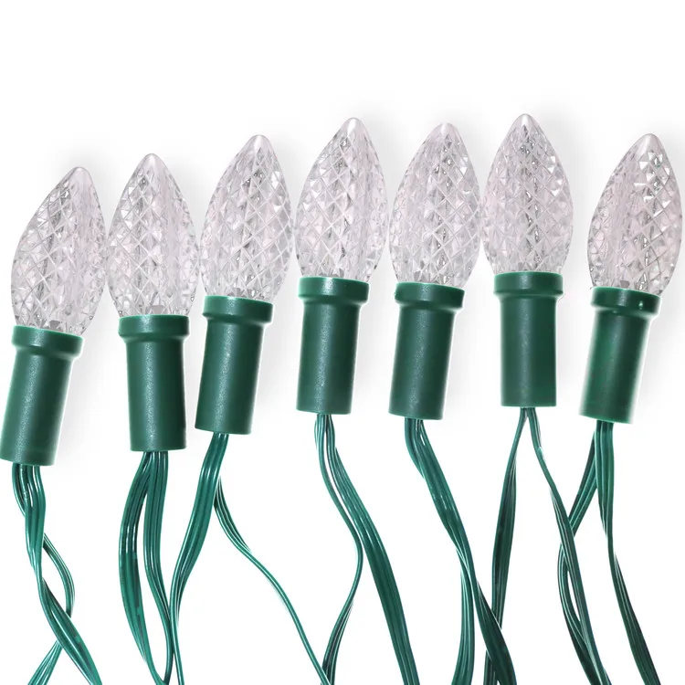 wholesale trade assurance C7 C9 rgb 12v led bulbs string color changing led christmas light