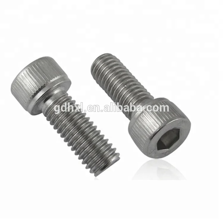 DIN 912 stainless steel brass zinc black socket head screw cylinder head hex socket cap screw