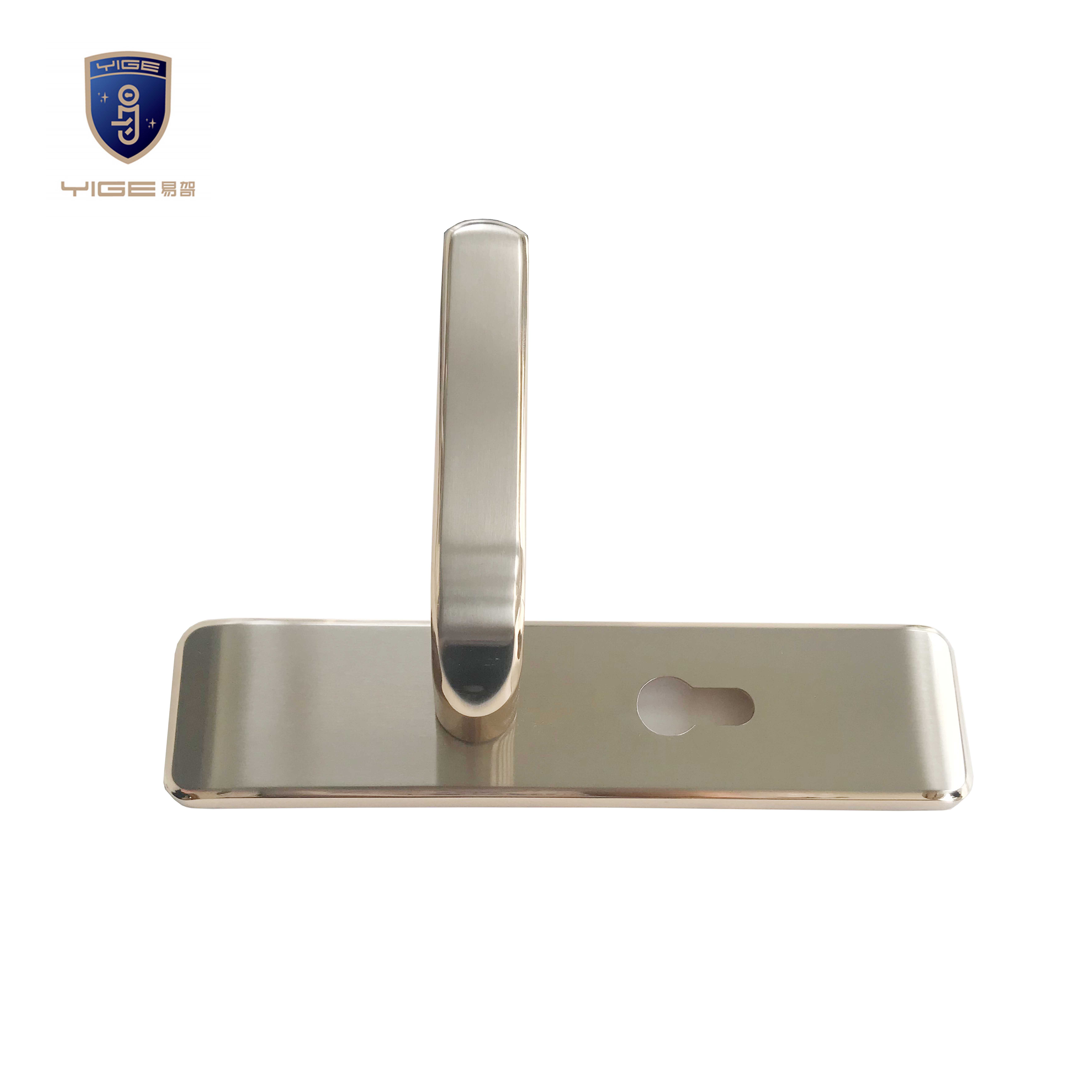 Commercial chrome plate casting zinc alloy door lever handle