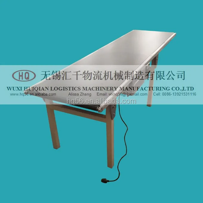 Hot sale flat mini PVC belt conveyor