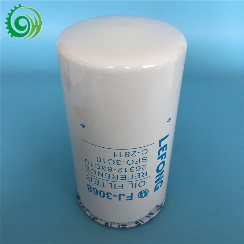 oil filter 26312-83C10 SFO-3C10 for excavator truck tractor