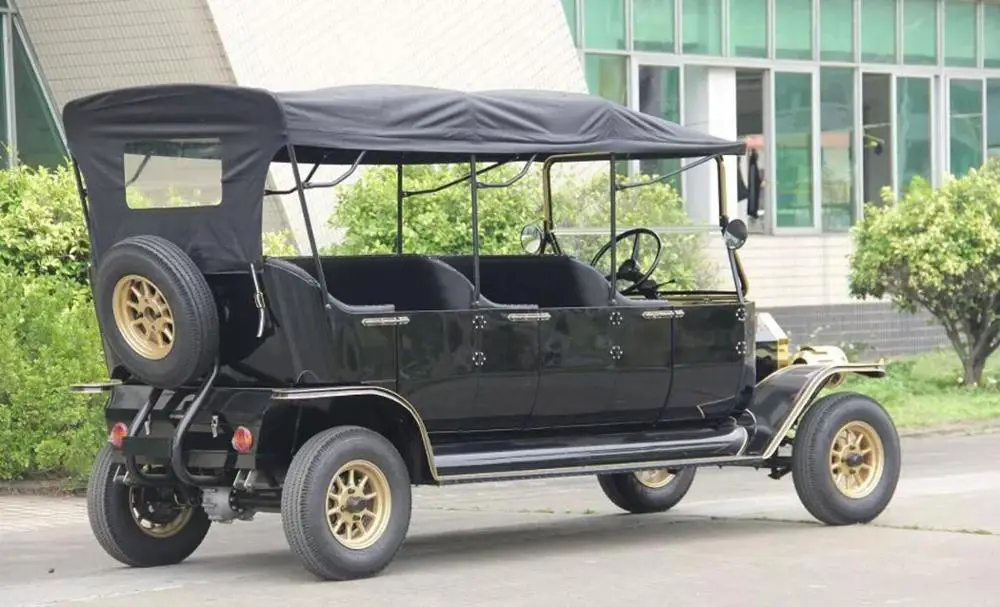 8 seat classic vintage golf cart antique automobile