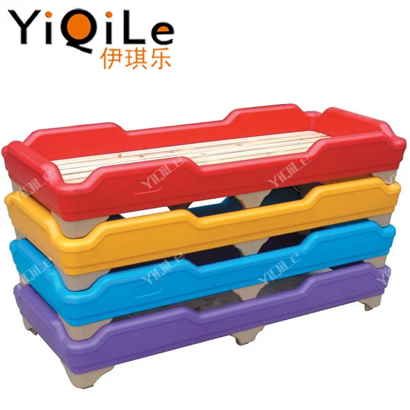 Guanzhou Customized Kindergarten Furniture Kid Single  Bed for Sale