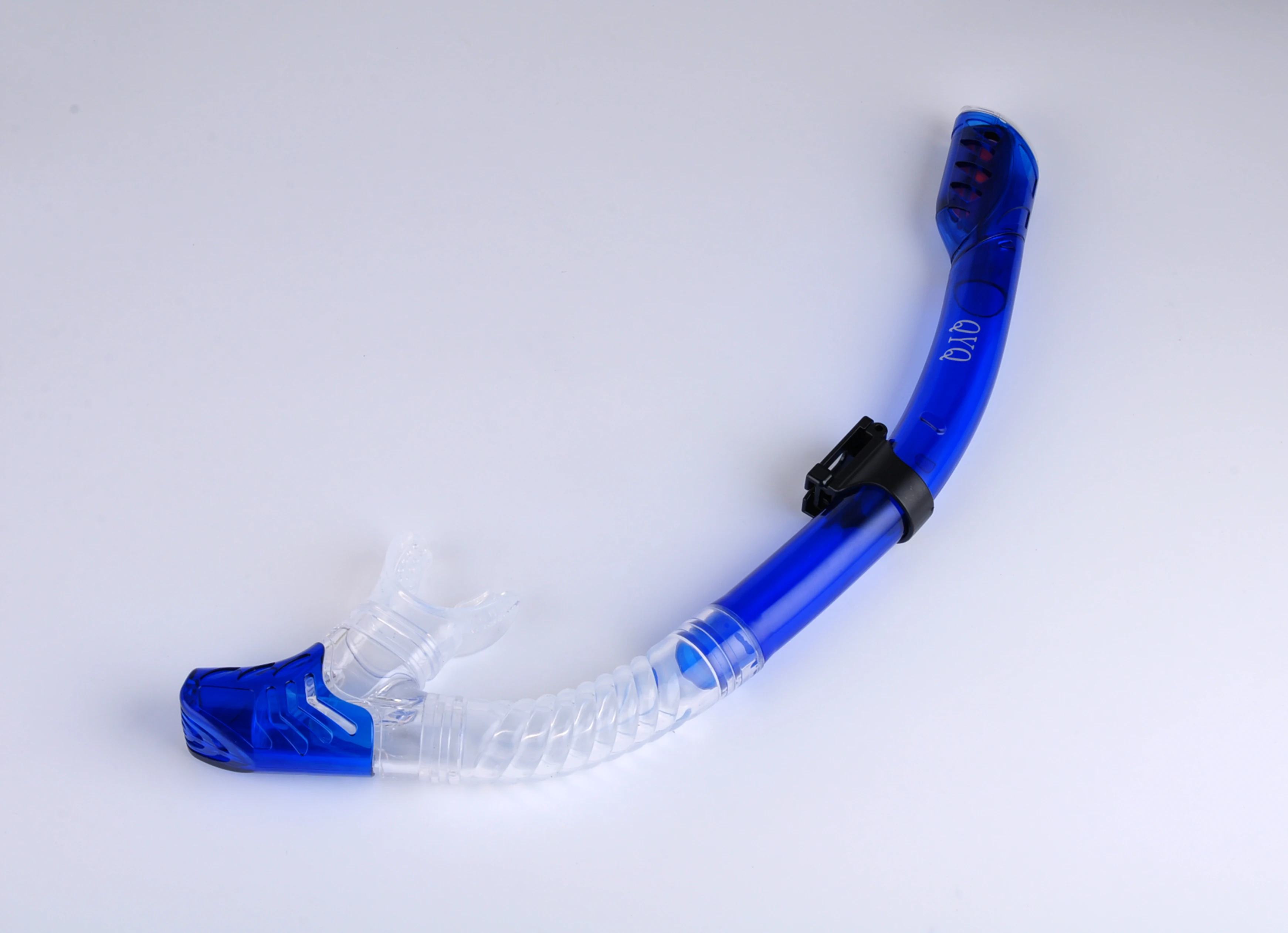 Diving snorkel with soft silicone of diving equipment for underwater adventures