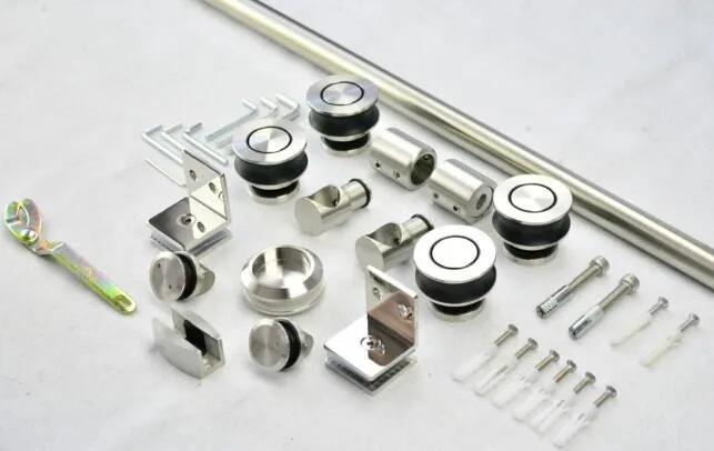 frameless glass door hardware sliding door roller