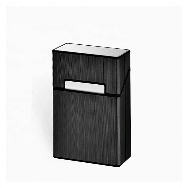 Wholesale waterproof slim aluminum cover cigarette case China cigarette box