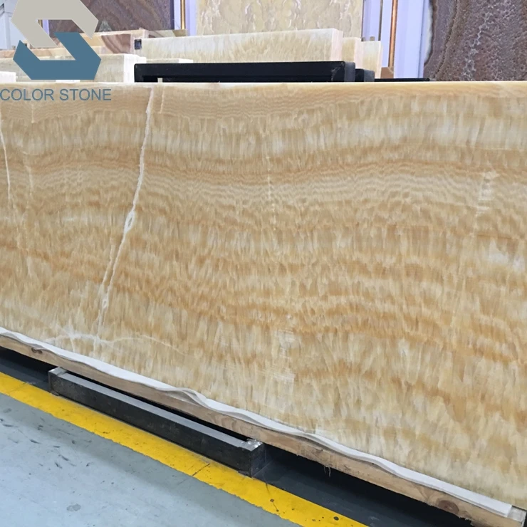 Best quality china vein cut onice yellow honey onyx stone marble price