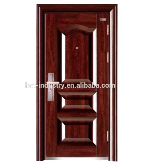 China supplier entry steel security flat safety door designs used metal security doors