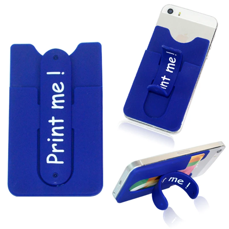 Mobile Phone Silicone Sticky card holder stand
