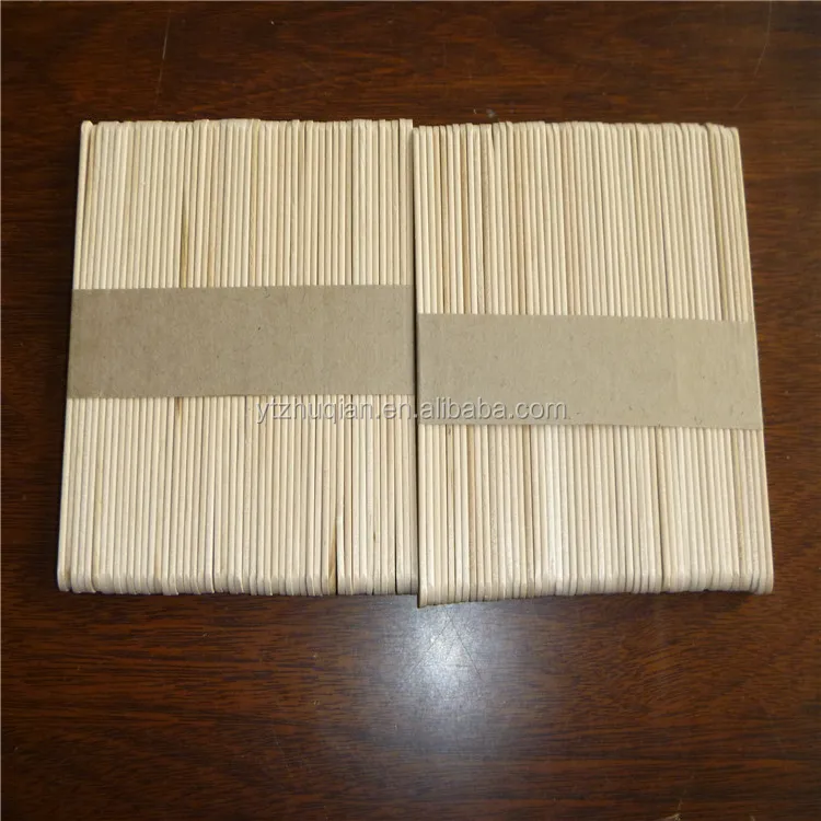 Wooden Craft Stick/Plain ice cream sticks with automatic machine made