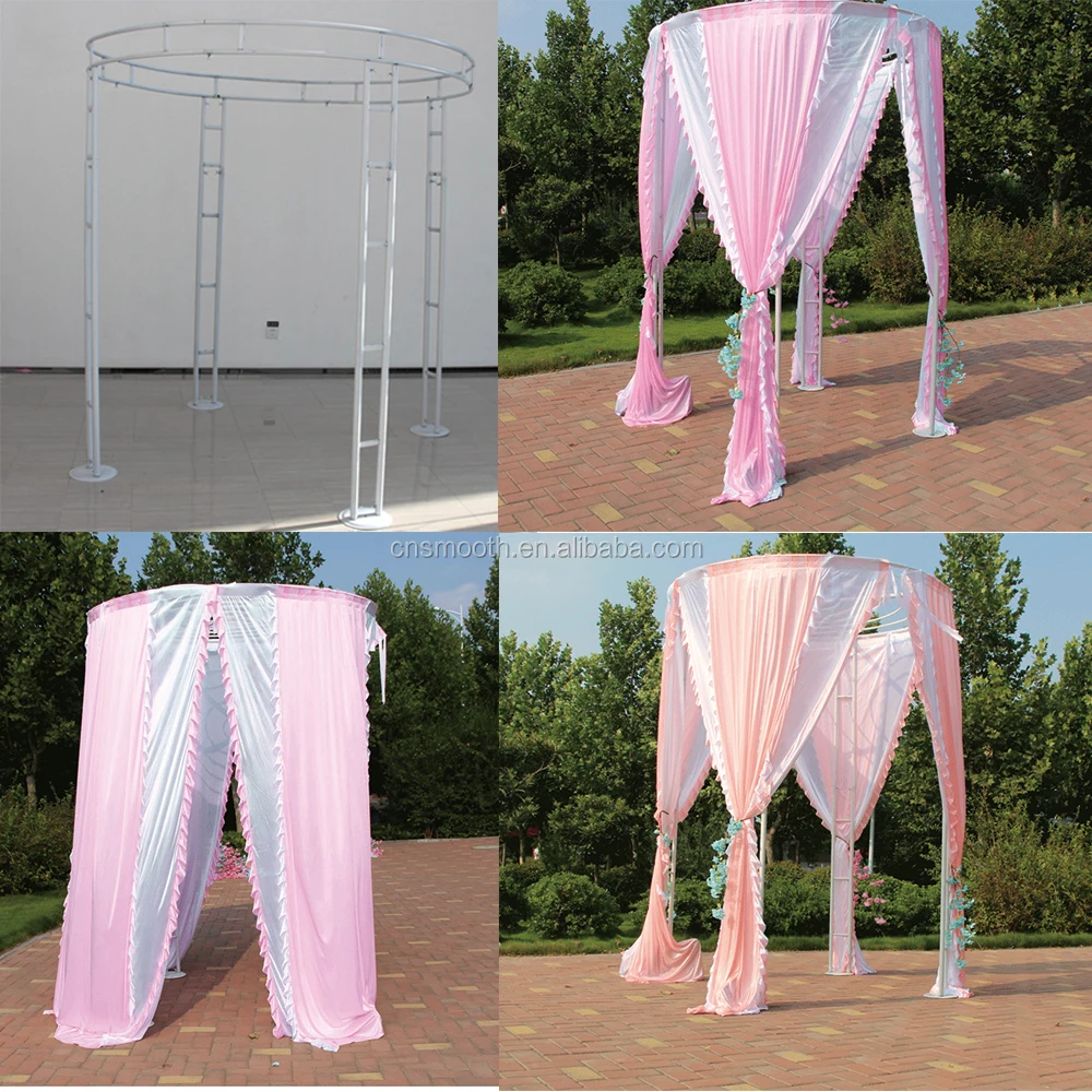 Romantic  Portable Flower Wall Retractable Backdrop Stand