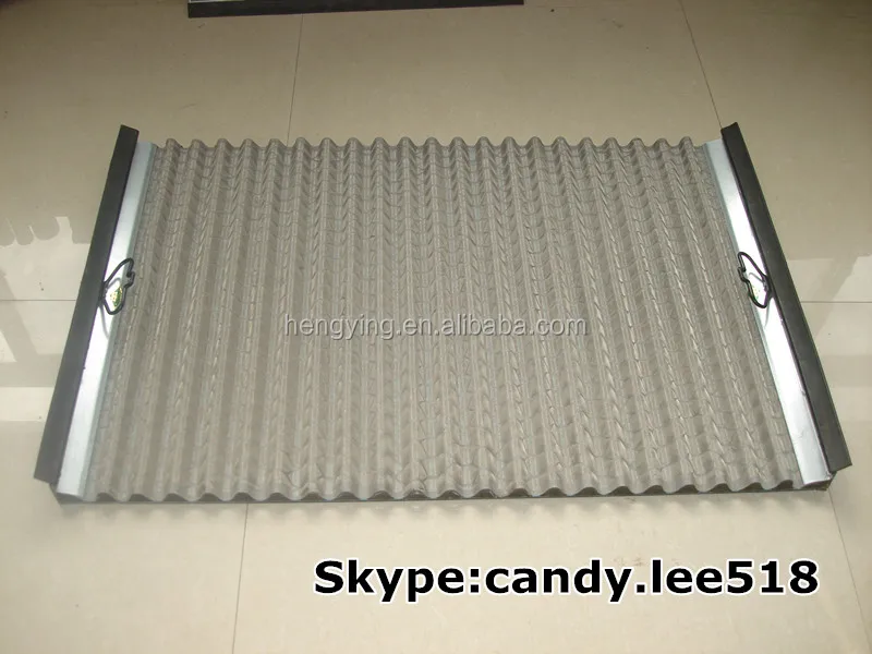 oil vibrating sieving mesh,Mud shaker screen with wave shape