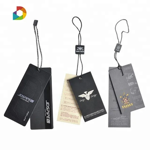 New Design Custom Garment China Hang tag Eco-friendly Paper Hang Tags for Colthing/Shoes/Toys