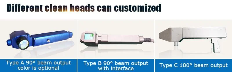 100W Raycus Fiber Laser Cleaning Machine Metal Rust Removal Machine With Ce