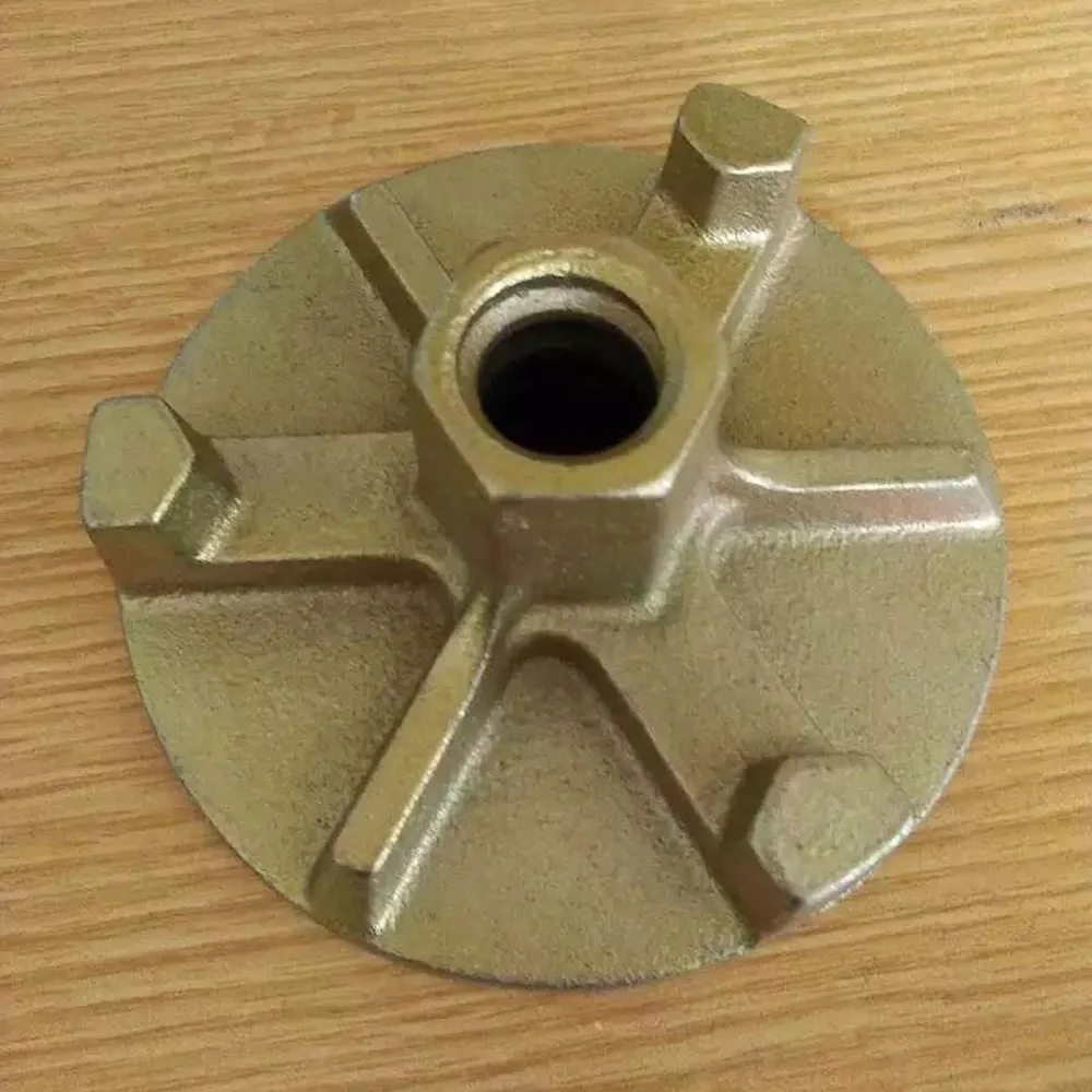 Galvanized casting iron formwork three wings nut
