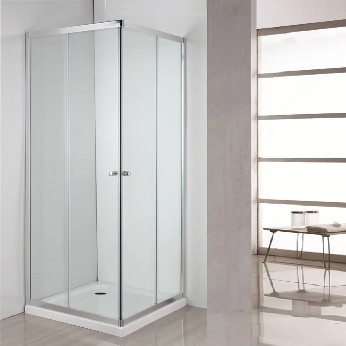 bathroom prefab glass shower cabin
