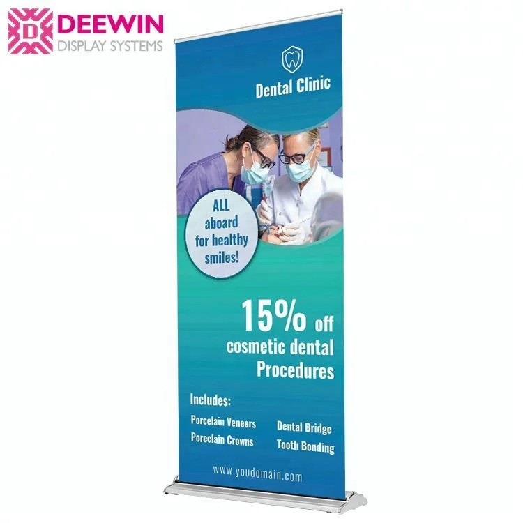 Silvestep алюминиевый Портативный рулонный выдвижной стенд для баннера рулонная зеленая трафаретная