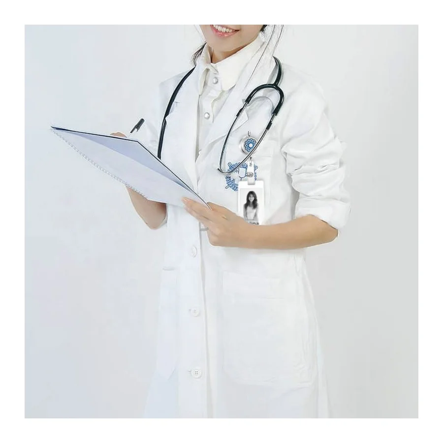 30mm Diffuser Locket Pendant Retractable Badge Reel Nurse ID Name Card Badge Holder Clip Student Nurse Badge Holder Gift