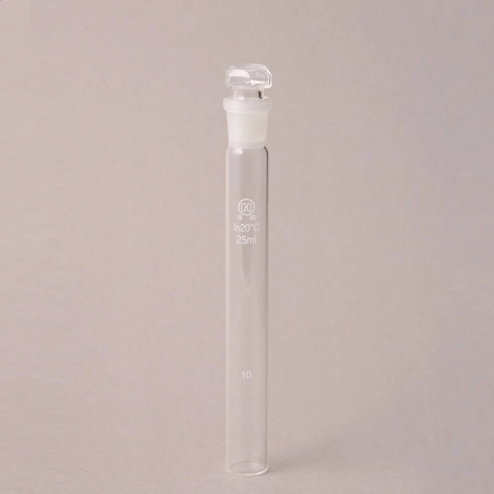 
HUAOU Laboratory Glassware Glass Colorimeter Tube with glass hollow stopper 