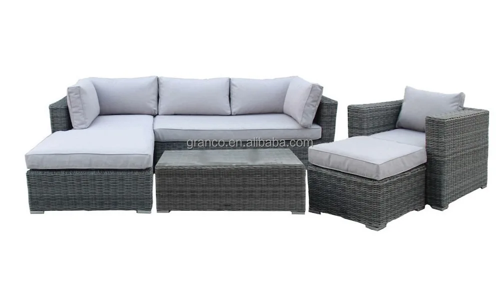 High quality Outdoor Sofa Outdoor Rattan beautiful 5 seater Sofa Set Rattan Furniture