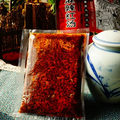 Вкусные Чунцин специальности подлинный материала string горячий горшок благовония пряный красный суп первоклассника приправы