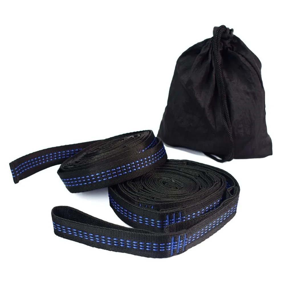 Adjustable Loops Combined Long 2800 LBS Heavy Duty Tree Friendly Easy Setup suspension hammock hanging band