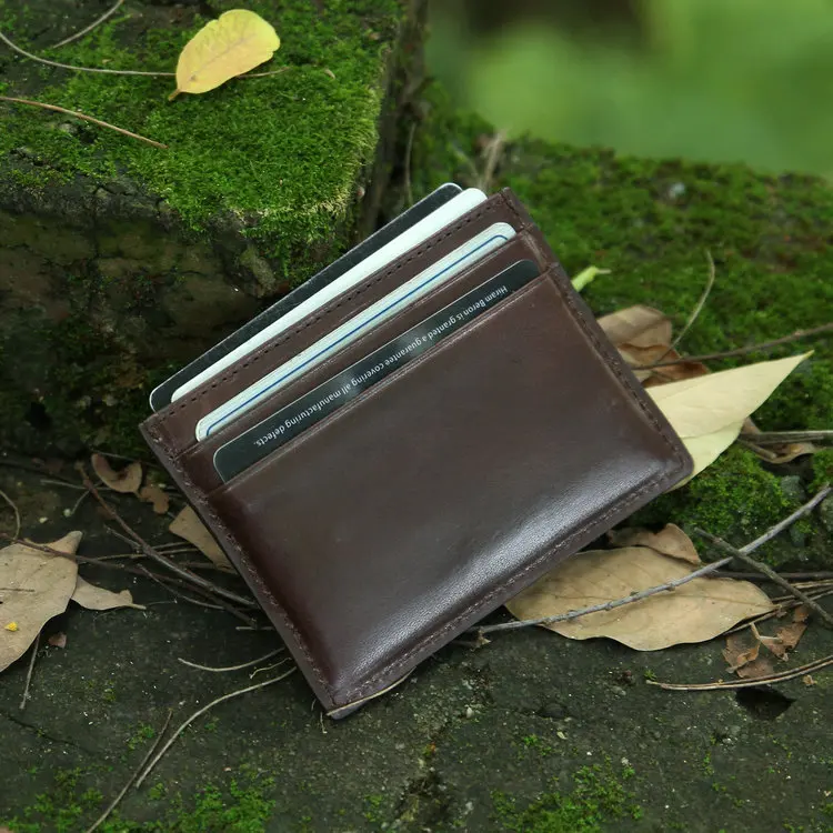Wholesale Men Leather Credit Card Holder Unique Products To Sell