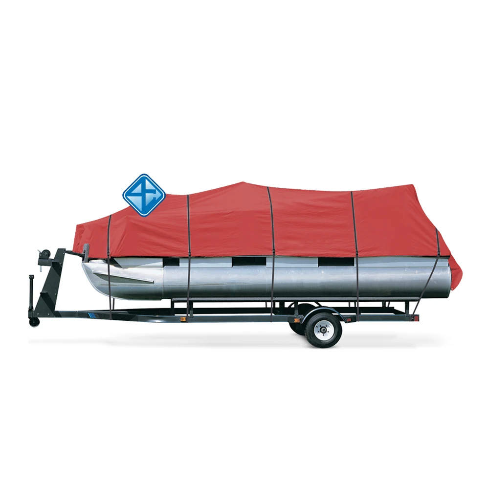 21ft - 24ft Marine Grade 300D Pontoon Boat Cover