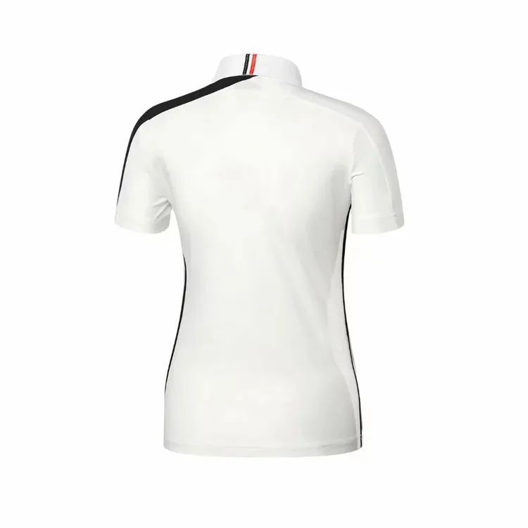 2019 Latest Women golf clothes white navy red ladies sport t-shirts custom polo golf shirts