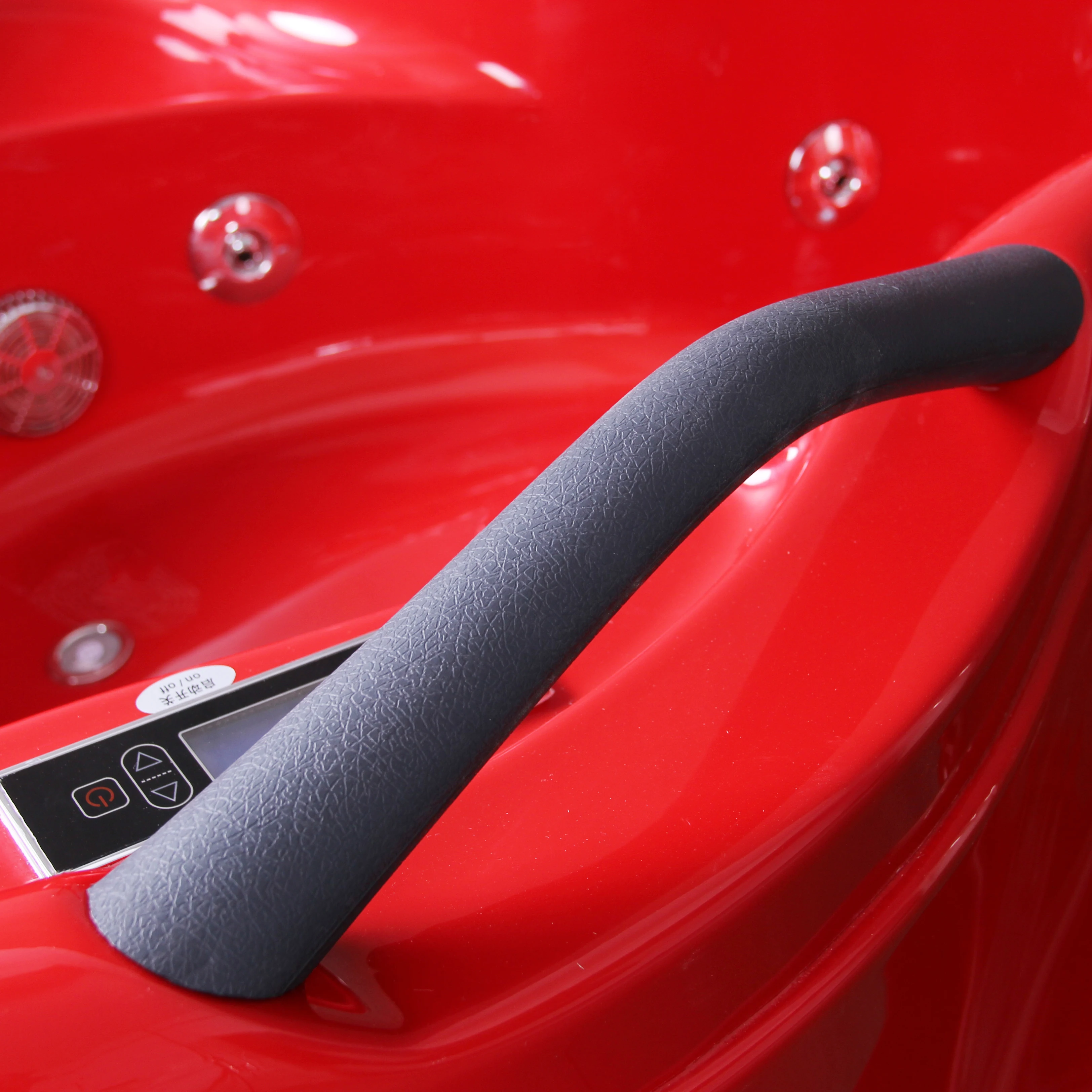 Color Corner Design Bathroom Bathtub Factory Wholesale Red Shenzhen White Modern Hotel Freestanding Hot Suction Nozzle Cover B04