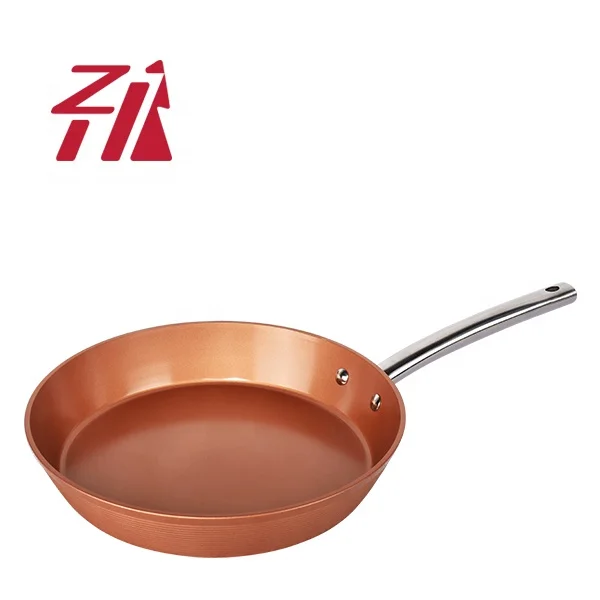 Hot Sale Nonstick Copper Ceramic Coated Aluminum Induction milk fry pan pot non stick Cook Kitchen Wares 5 Pcs Cookware Set