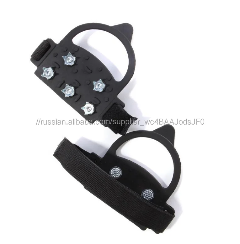 BLC-042 Передняя обложка Обложка льда Обложка Ледовая противоскользящая обувь для захвата Спайки Кошки Снежные кошки Снег 5 Клин