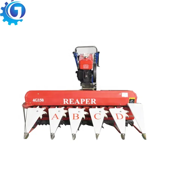 Soybean harvester for sale walk behind bean harvester grass cutter harvester reaper