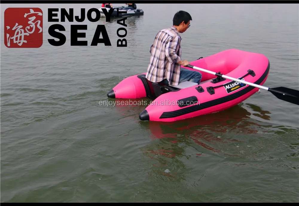 
Rigid inflatable small Aluminum floor Yacht boat with motor,2 person speed boat 