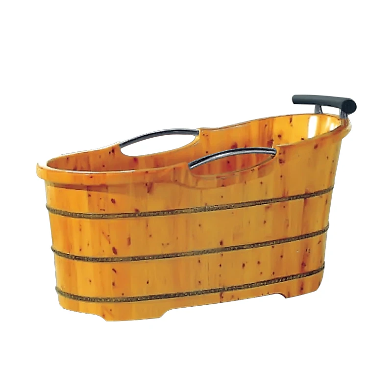K-9507  Outdoor Traditional Style Home Spa Wooden Hot Tub Japanese Wood Bathtub