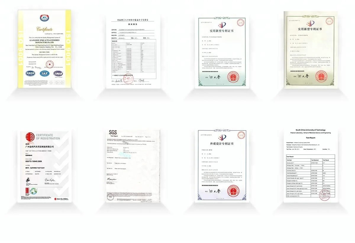 JINKE Independent Designed and Patented cushion gum