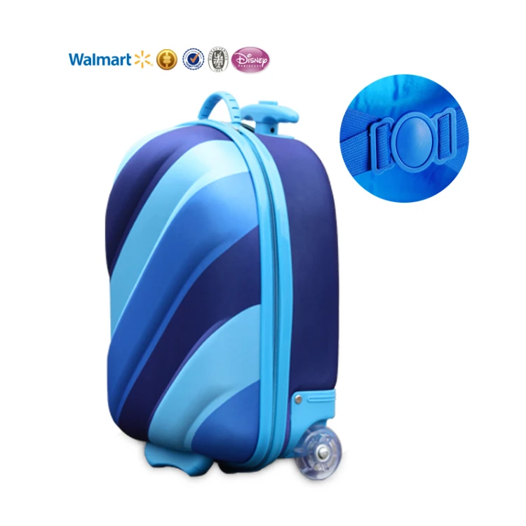 new design oem best quality kids eva travel child vintage suitcase luggage with removable wheels