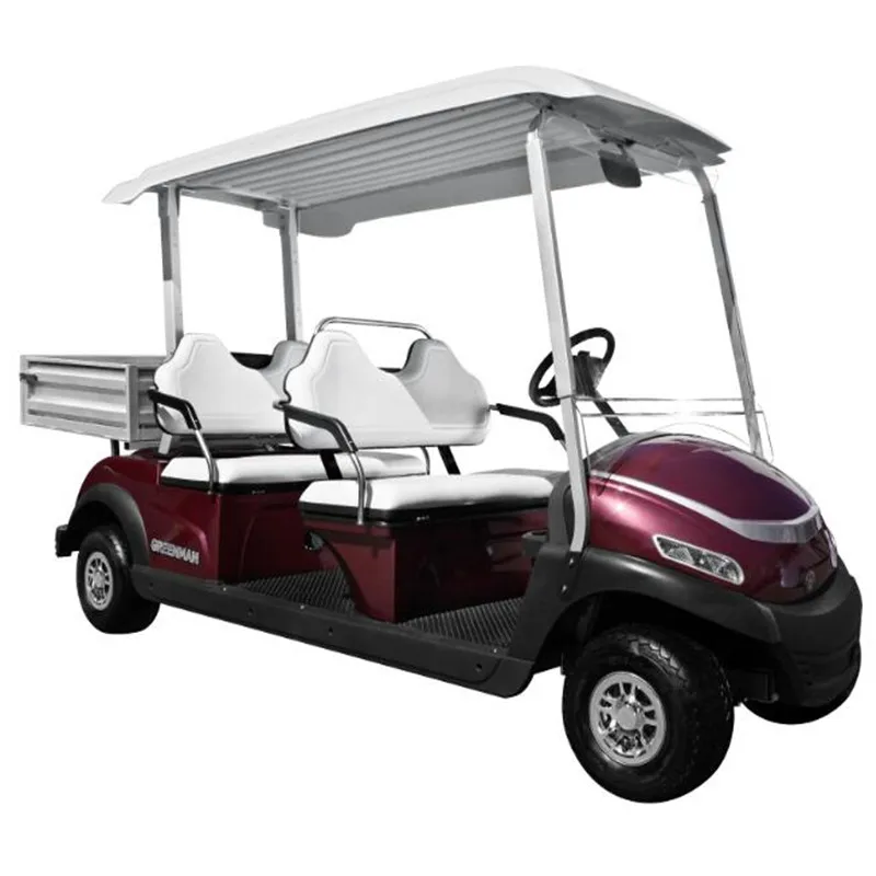 
Aluminium 4 seats 100kg battery golf cart cargo carrier with Curtis controller Trojan battery 