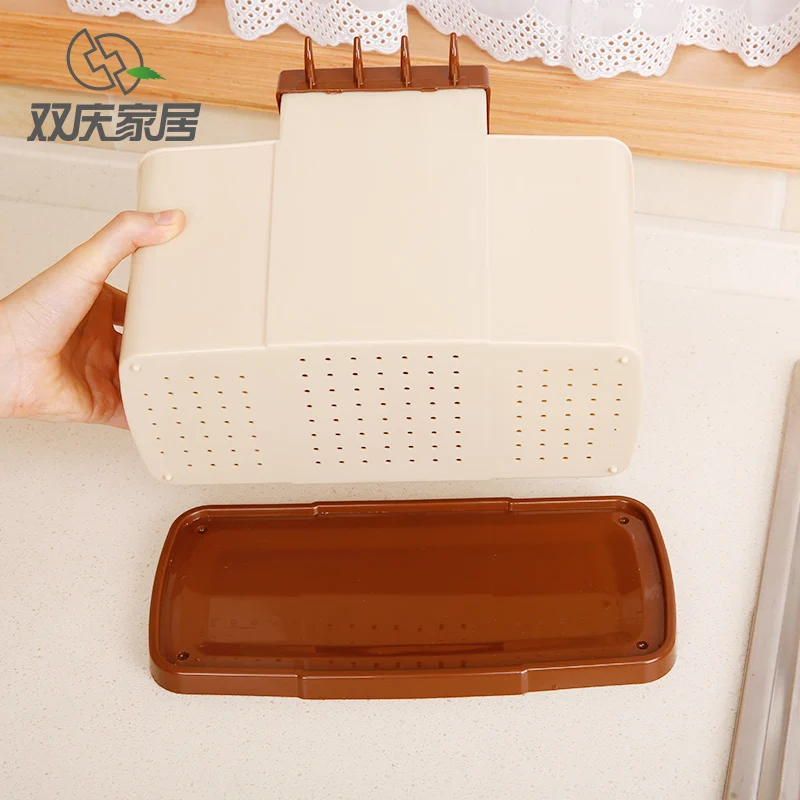 plastic spoon and fork holder knife rack