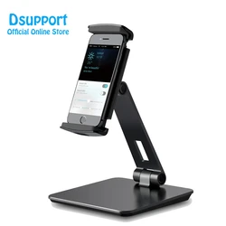 Держатель для планшета Full Motion 4-13 дюймов, универсальная Складная подставка для смартфона и мобильного телефона, ленивый держатель для планшета и ПК