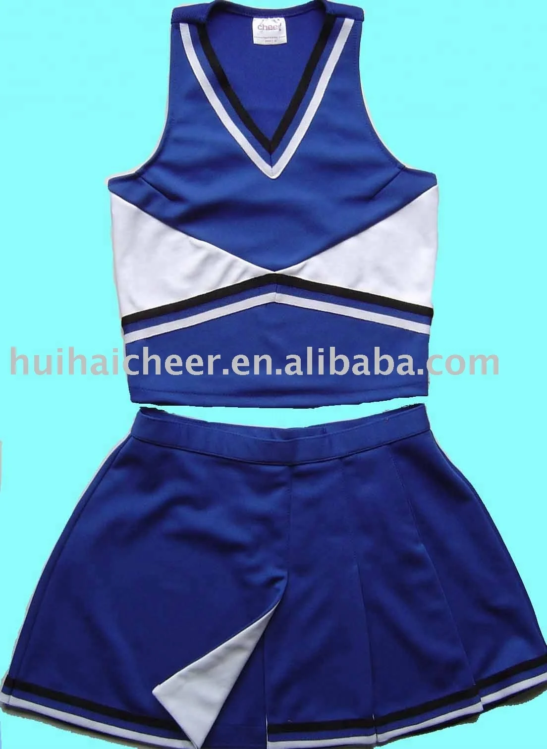 2022 cheerleader costumes: 100% heave polyester double knit
