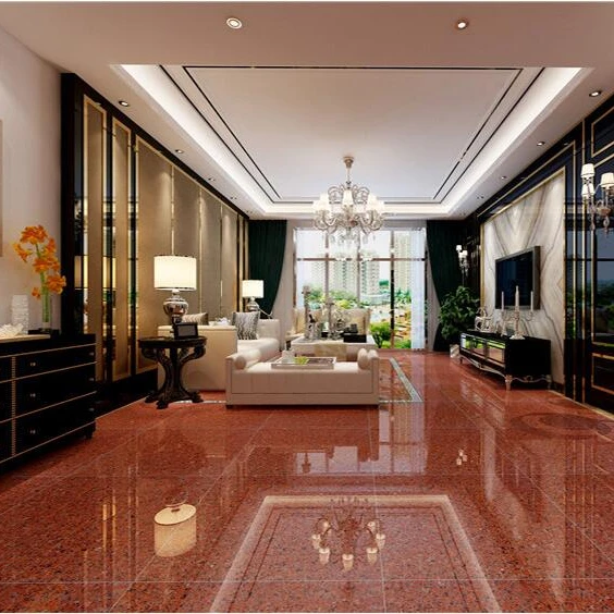 Foshan red porcelain tile vitrified polished ceramic tiles