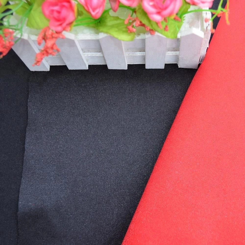 Сверхмощный вес Jumbo из нейлона и спандекса, имитация 4 трикотажная ткань, растягиваемая в обоих направлениях для Леггинсы