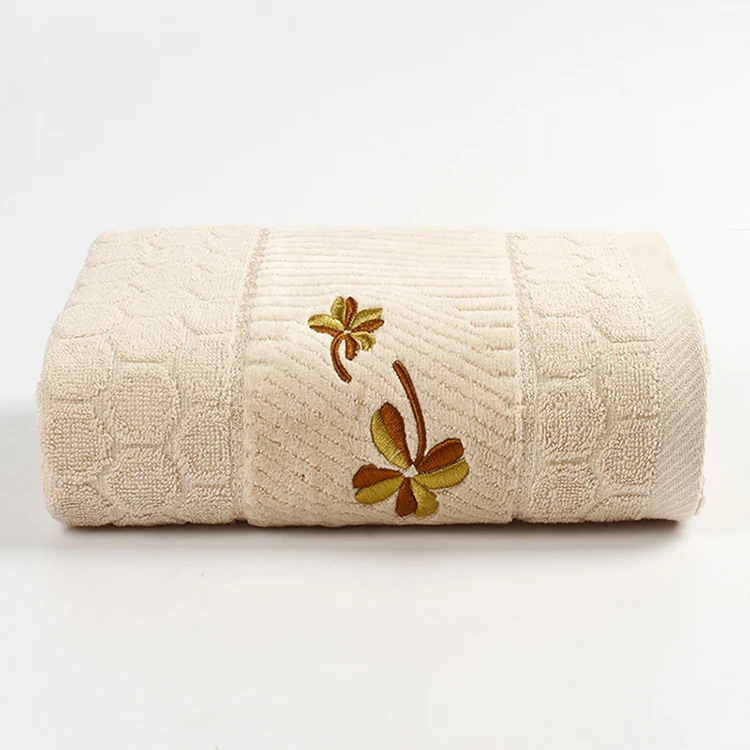 
Cheap plain solid color 100% cotton beach towel thick bath towel 