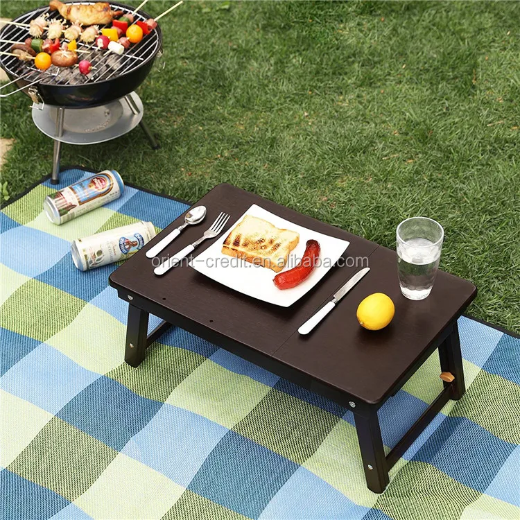 Multi Function Lapdesk,Adjustable Bed Tray,Foldable Breakfast Table Tilting Top with Storage Drawer for Surfing Reading Writing