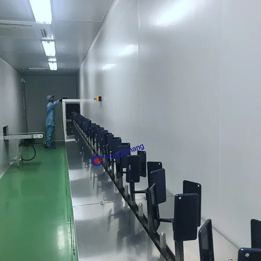 Dustfree Painting Booth and Electrostatic Liquid Painting Equipment for Factory Spray Painting Line