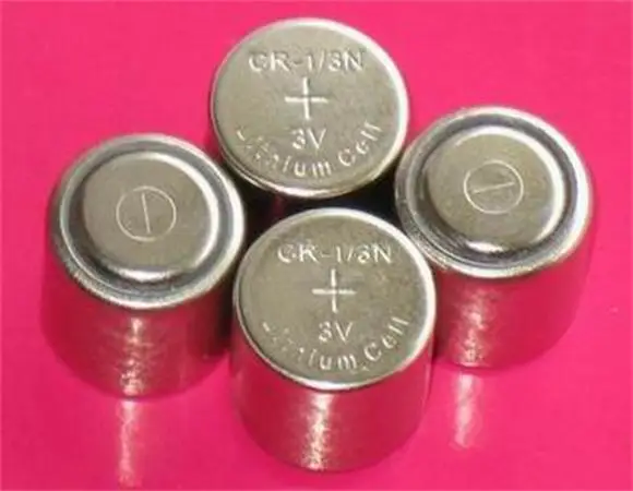 3V CR1/3N Lithium Manganese Cylinaricall Battery