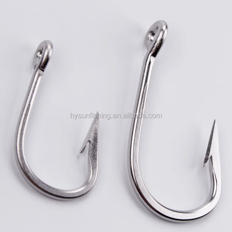 
Stainless Steel Fishing Hooks Strong Saltwater Big Game Fish Hooks 